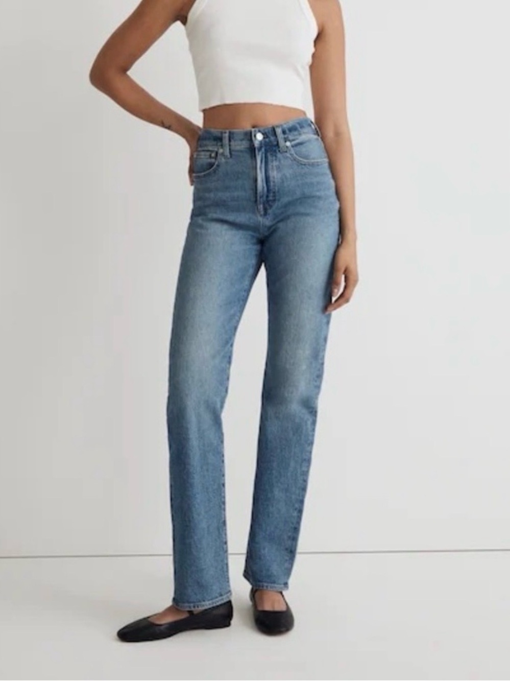 Madewell 90’s Straight jeans, 26.